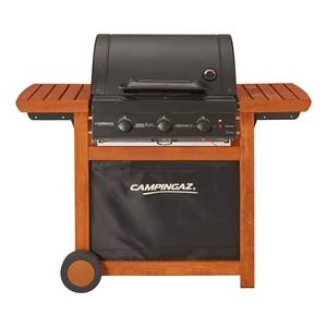 Barbecue Adelaide 3 Woody Dual-Gas GPL Méthane Modèle 2218751 Plaque Noire Noyer Four Noyer Noir 3 Woody Dual-Gas GPL Méthane - Product Image 2