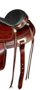 Sillín de espectáculo occidental de estilo personalizado de calidad superior para caballos de alto origen indio hecho con el mejor árbol de madera y cuero al precio - Product Image 4