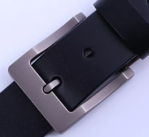 Cinturones de Lujo Personalizados, Cinturón Clásico Vintage de Cuero Genuino de Vaca con Hebilla de Pin, de Pakistán, Cómodo, Informal, Liso, para Jeans - Product Image 6