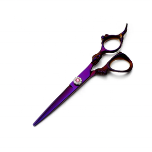 Kit de peluquería de salón profesional, juego de tijeras de corte de pelo de 6 piezas de acero inoxidable, tijeras de adelgazamiento de punta afilada para uso de belleza - Product Image 4