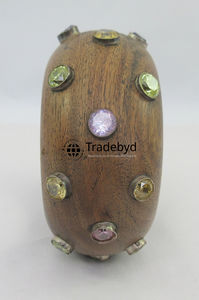 Brazaletes de madera unisex de calidad premium Eco Chic para uso diario y regalar joyas ligeras de Tradebyd - Product Image 4