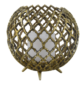 Bougeoir noir en aluminium Décoration d'intérieur Porte-bougie pour les fêtes et les événements Décoration intérieure moderne - Product Image 2