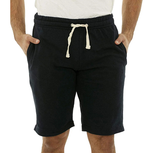 Wholesale Plain Streetwear Drawstring Men's <b>Shorts</b> Blank Heavy Thick French Terry Cotton Joggers <b>Fleece</b> Sweat <b>Shorts</b> For Men - Product Image 1