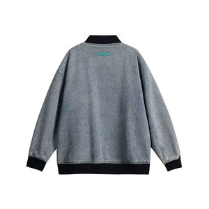 Fabricante de Ropa al por Mayor, Chaquetas Vaqueras, Chaqueta Vaquera Básica Personalizada de Color Sólido para Mujer, Hecha en Pakistán - Product Image 2