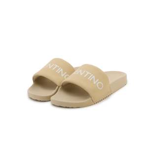 For Valentino Logo Lettering Nude <b>Slides</b> for Slippers - Product Image 2