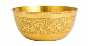 Tazón para Servir de Latón de Alta Calidad con Estilo Clásico y Atractivo Diseño Atemporal para Arreglos de Mesa Elegantes, Disponible en Grandes Cantidades - Product Image 6