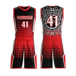 Uniformes de Baloncesto de Equipo de Alta Calidad de Secado Rápido al por Mayor de Fábrica, Camisetas de Baloncesto Unisex de Talla Grande 100% Poliéster - Product Image 4