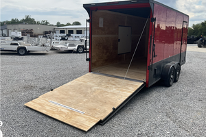 Buy Homesteader IT7X16X7TALL-7K-RAMP-OHV-BLACKOUT REAR RAMP DOOR <b>Trailer</b> Now Cheap Price Fast Shipping - Product Image 3