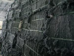 Déchets de coton denim délabré bleu pour rembourrage de feutre délabré et isolation _ Mme Min - Product Image 6