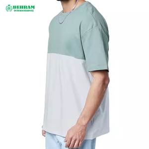 Camiseta Extra Grande para Hombre, de Poliéster/Algodón, Corte Holgado, Tejido Grueso, con Logotipo 3D de Espuma Personalizado en la Parte Delantera, Impresión Digital, 220g, Ecológica - Product Image 6