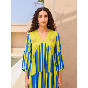 เดรส Mirador Maxi ไซส์ใหญ่ ชุดเดรสลำลองแบบสายเดี่ยวสำหรับผู้หญิง ออกแบบตามสั่ง ใส่ได้ทั้งวันสบายๆ และวันหยุด ไซส์ 6XL - Product Image 4