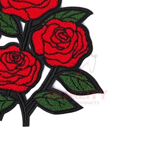 Best Custom Clothing <b>Accessories</b> New Design Embroidery Chenille Patches Hot Selling Chenille Embroidery Patches Twill Fabric OEM - Product Image 6