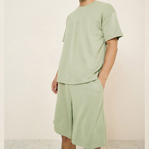 High Quality Custom Two-Piece Set Summer Casual Outfits for <b>Men</b> Wholesale Tshirt <b>Shorts</b> Printed Pattern Casual Clothing - Product Image 5