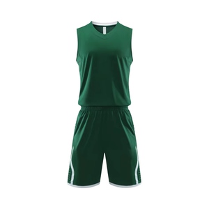 Best Basketball Uniform Sets Customized Color Logo Anti-bacterial Unisex Plus Size Printed Breathable Quick Dry Anti-UV Jersey - Product Image 1