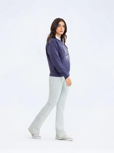 เสื้อสเวตเชิ้ตพิมพ์ลายสำหรับผู้หญิง ฤดูหนาว ผ้าโพลีเอสเตอร์ สไตล์ลำลอง รับสั่งทำสีและโลโก้ คุณภาพสูง ODM - Product Image 5