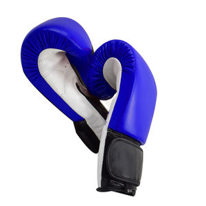 High Quality Professional Custom Logo Boxing Gloves Full Finger Hook Loop Closure PU+<b>Sponge</b> Material for Martial Arts Training - Product Image 2