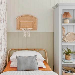 <b>Basket</b> Ball Hoop Natural Material Handcrafted Mini Rattan Basketball Hoops Best Indoor <b>Toys</b> for Kids - Product Image 3