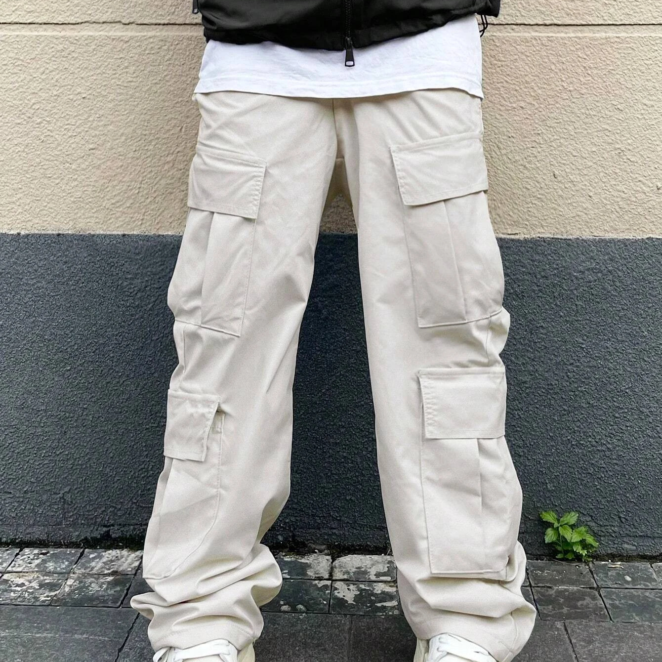 パンツ 8 eight pockets cargo pants OCHENTA Men's Cotton Casual Cargo Work Pants with 8 Pockets
