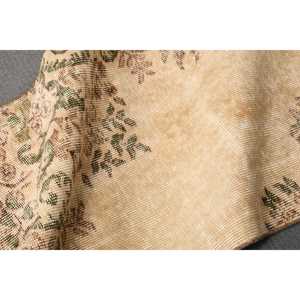 Vintage <b>Runner</b> Rug, 2.1x7.1 ft Turkish Rug, <b>Green</b> Wool Rug - Product Image 5