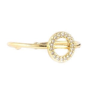 Anillo de Dedo con Letras del Alfabeto para Mujer - Dorado - Dorado - Product Image 1
