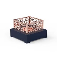 Brûleur à Bakhoor en métal doré de luxe, Mabkhara islamique, porte-encens Oud, écologique, durable, fait main, design moderne, religieux