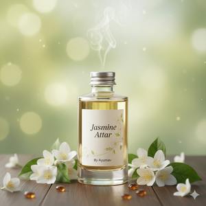 Attar de jasmin, arôme floral frais blanc, concentré de qualité supérieure, sans alcool, huile d'attar unisexe, commerce - Product Image 1