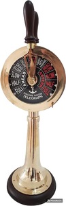 Telégrafo náutico de latón clásico, control de sala de motores marinos Vintage, instrumento marítimo coleccionable para decoración de hogar y oficina - Product Image 2