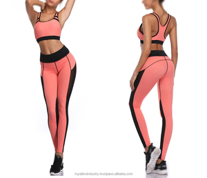 Sujetador y pantalones de Yoga sexy para mujer, traje deportivo, 2 conjuntos, ropa de Fitness para mujer, para entrenamiento y la práctica de deportes para Yoga - Product Image 3