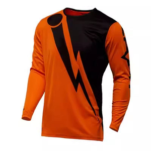 Offre Spéciale haute qualité 100% Polyester personnalisé Motocross Racing Jersey respirant Dirt Bike Racing Shirt en gros MX Racing Jersey - Product Image 2