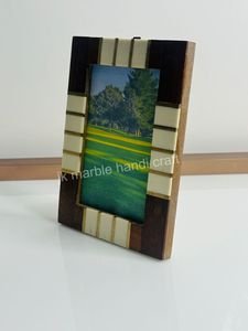 เซ็ตกรอบรูปทำจากไม้มุกสีสวยขนาด19x15ซม. ชุดของขวัญตกแต่งคริสต์มาสและปีใหม่ - Product Image 2