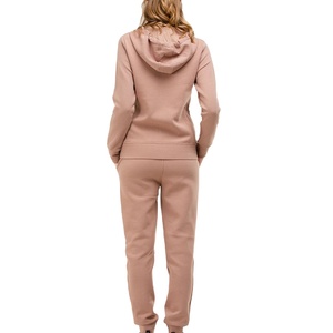 Meilleure vente Survêtement décontracté surdimensionné pour femmes Logo personnalisé Survêtements pour femmes de haute qualité Survêtement deux pièces Vêtements d'entraînement - Product Image 4