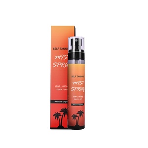Spray autobronzant sans soleil 120 ml à marque privée, parfum coco bio, hydratant, solution bronzante à effet graduel - Product Image 1