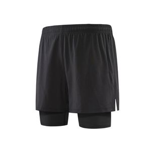 Shorts Deportivos de Secado Rápido para Hombre Sultan Boxing, Shorts de Gimnasio 2 en 1, Detalles Reflectantes, Bolsillos Elásticos, Color Sólido - Product Image 5