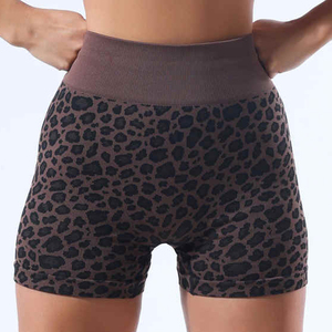 Elastic Quick-Drying Seamless Yoga Shorts Casual Shorts with Solid Pattern leggings, Seamless, High Waist - Product Image 4