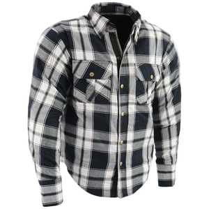 Camisa de Motociclista con Capucha para Hombre, Talla Grande, Gris/Negro, con Protección Certificada CE, Reforzada, Ignífuga, Transpirable y Resistente al Viento GK - Product Image 1