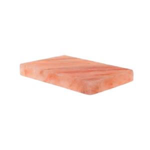 Losa de sal del Himalaya para cocinar y plato para servir, artesanías naturales ecológicas talladas en estilo de metal negro con tema de lámpara Feng Shui - Product Image 4