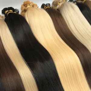 Extensiones de cabello vietnamita listas para enviar de grado de salón de lujo a granel con técnica eslava para movimiento natural - Product Image 4