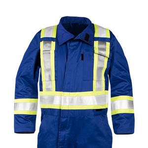 Traje de trabajo de alta visibilidad para hombre de calidad superior, manga larga, ligero, totalmente personalizable, último diseño, antiarrugas - Product Image 3