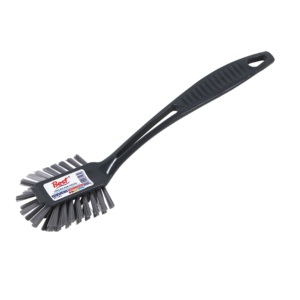 Custom Logo High Quality Dishwashing Cleaning Brush Eco-Friendly <b>Plastic</b> <b>Kitchen</b> Gadget with Steel Wire - Product Image 3