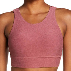 Sujetador Deportivo de Alta Calidad al por Mayor para Gimnasio, Ropa Deportiva Transpirable para Mujer, Sujetador Deportivo con Espalda Cruzada y Soporte Alto - Product Image 1