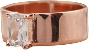 Anillo de mujer Topacio blanco Natural Piedra preciosa Piedra NATAL DE NOVIEMBRE Compromiso Navidad Joyería hecha a mano Anillo de plata esterlina 925 - Product Image 2