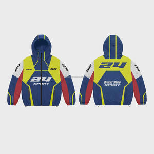 Nouveau cousu hommes coupe-vent veste sur mesure Anti-rides couleurs contrastées haute qualité coupe-vent hommes vestes - Product Image 6