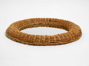 Produit très vendu miroir de salle de bain bambou rotin décor miroirs décoration mur personnaliser paquet décors pour la maison luxe - Product Image 2