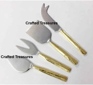 ชุดชีสที่สวยงามพร้อมที่จับไม้และหินอ่อนชุดที่หั่นเนยชุดที่ตัดพิซซ่าครีมชุดอเนกประสงค์ - Product Image 5