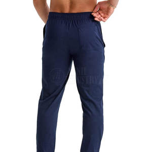 กางเกงจ็อกเกอร์ทรงตรงผู้ชาย ผ้าคุณภาพสูง ซักแล้ว ใส่สบาย น้ำหนักเบา ระบายอากาศได้ดี สีพื้น - Product Image 2