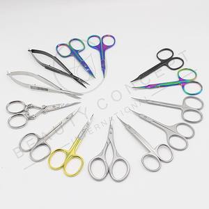 Ciseaux à cuticules extra fins 9 cm, lames courbées en acier inoxydable, pour droitiers, pour éliminer les cuticules mortes des ongles des mains et des pieds - Product Image 6