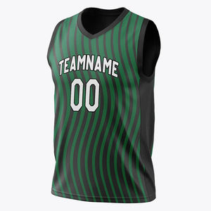 Ensembles de maillots et shorts de basket-ball pour adultes Numéro de nom personnalisé Imprimé antibactérien 100% polyester - Product Image 3