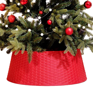 Collier d'arbre de Noël en métal plaqué cuivre fini dernière conception support d'arbre de Noël en métal moderne pour la décoration de Noël - Product Image 6