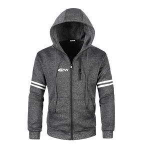 Sweats à capuche pour hommes avec logo personnalisé pull surdimensionné en coton sweats à capuche Streetwear vestes polaires à fermeture éclair vêtements de sport à la mode pour l'hiver - Product Image 1
