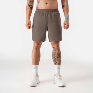 Bermudas de LICRA de secado rápido para hombre con cintura elástica tejida, estilo deportivo, bolsillos ocultos, servicio OEM disponible - Product Image 6